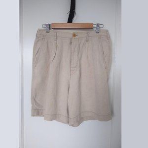 Armani Natural Linen Shorts (33 Waist)